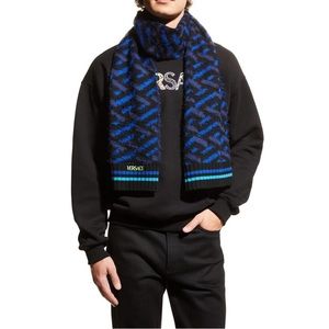 Authentic Versace Greta Wool Scarf Unisex